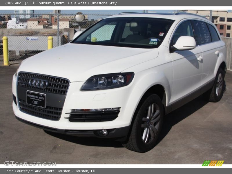 Calla White / Limestone Grey 2009 Audi Q7 3.6 Premium quattro