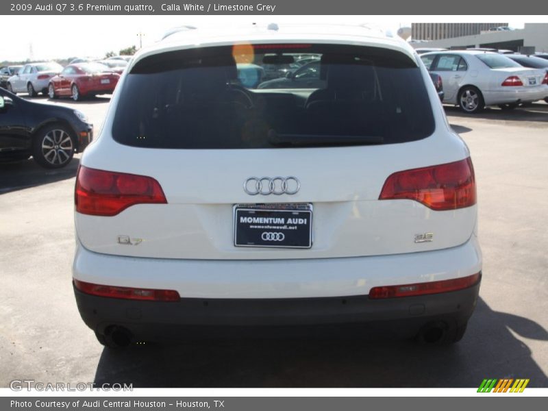 Calla White / Limestone Grey 2009 Audi Q7 3.6 Premium quattro