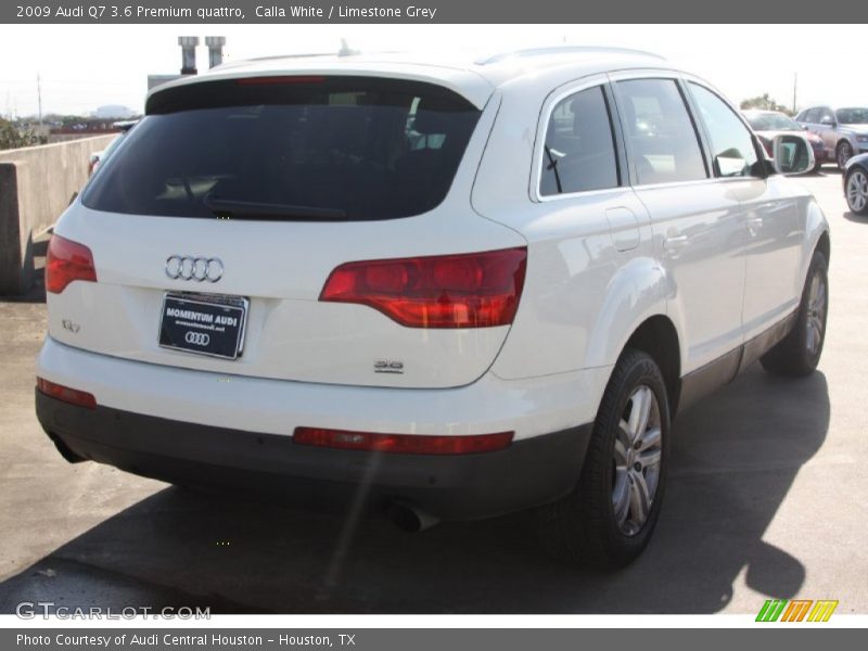 Calla White / Limestone Grey 2009 Audi Q7 3.6 Premium quattro