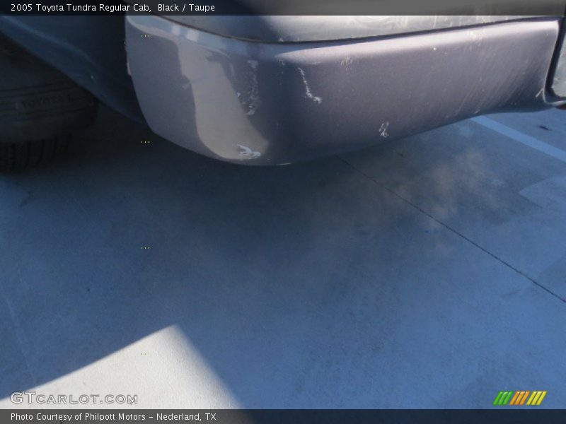Black / Taupe 2005 Toyota Tundra Regular Cab