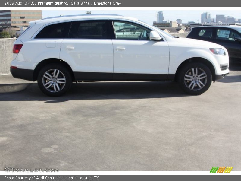 Calla White / Limestone Grey 2009 Audi Q7 3.6 Premium quattro
