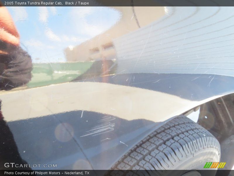 Black / Taupe 2005 Toyota Tundra Regular Cab