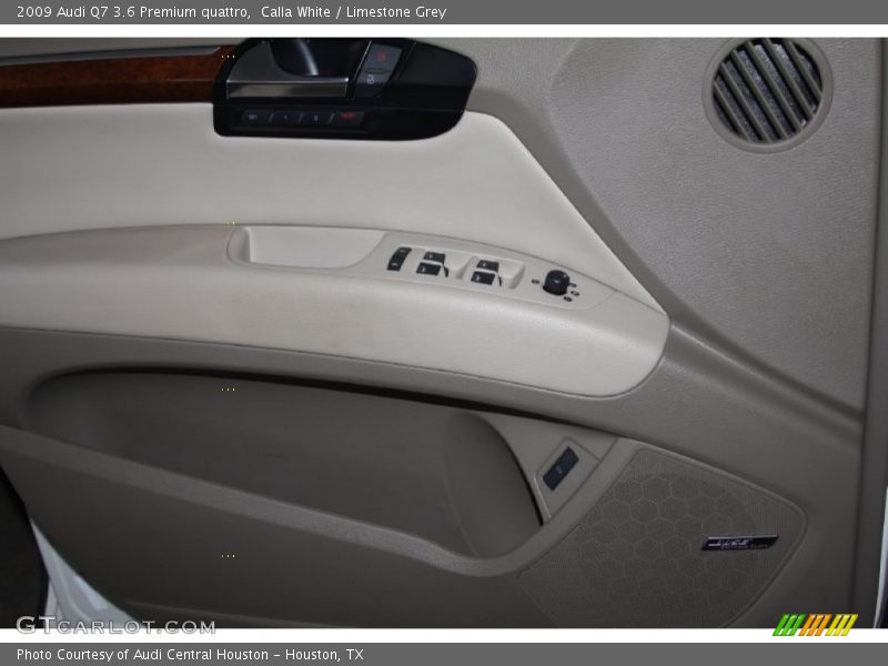 Calla White / Limestone Grey 2009 Audi Q7 3.6 Premium quattro