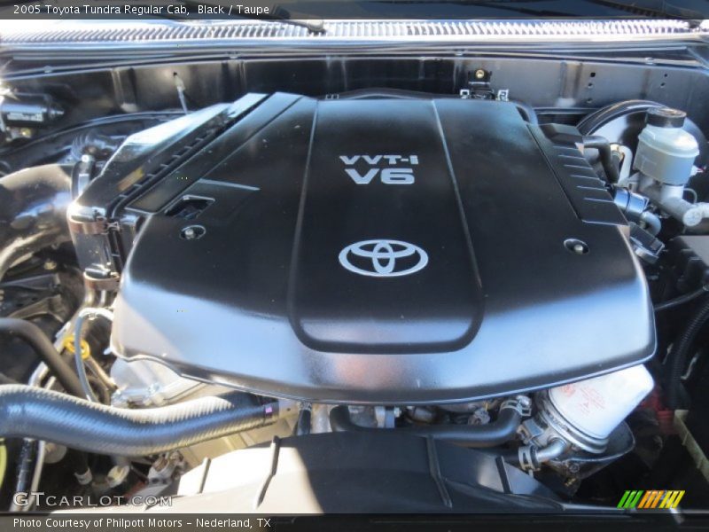 Black / Taupe 2005 Toyota Tundra Regular Cab