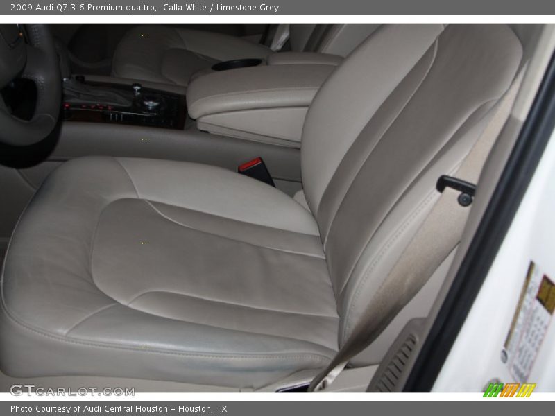 Calla White / Limestone Grey 2009 Audi Q7 3.6 Premium quattro
