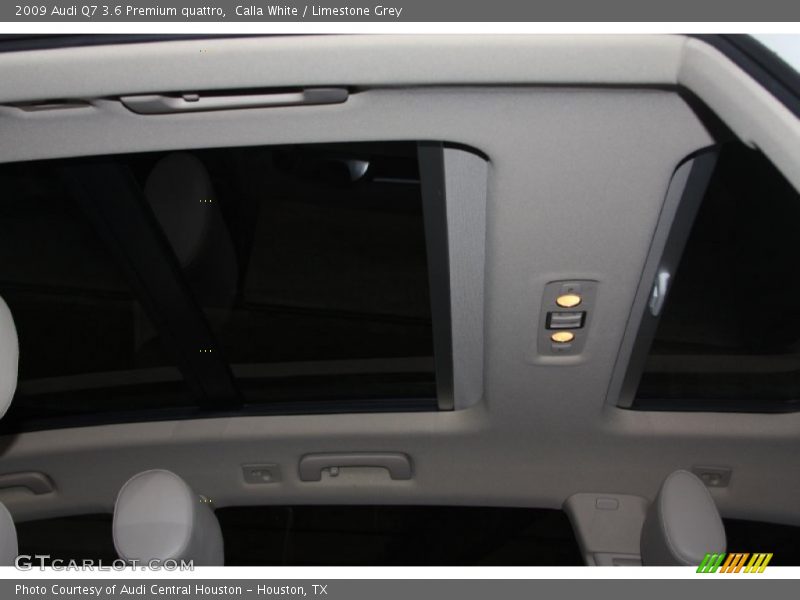 Calla White / Limestone Grey 2009 Audi Q7 3.6 Premium quattro