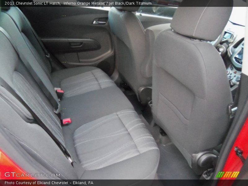 Inferno Orange Metallic / Jet Black/Dark Titanium 2013 Chevrolet Sonic LT Hatch