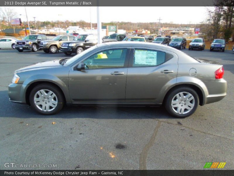 Tungsten Metallic / Black 2013 Dodge Avenger SE