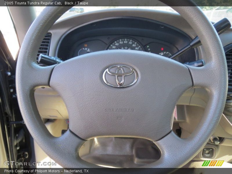 Black / Taupe 2005 Toyota Tundra Regular Cab