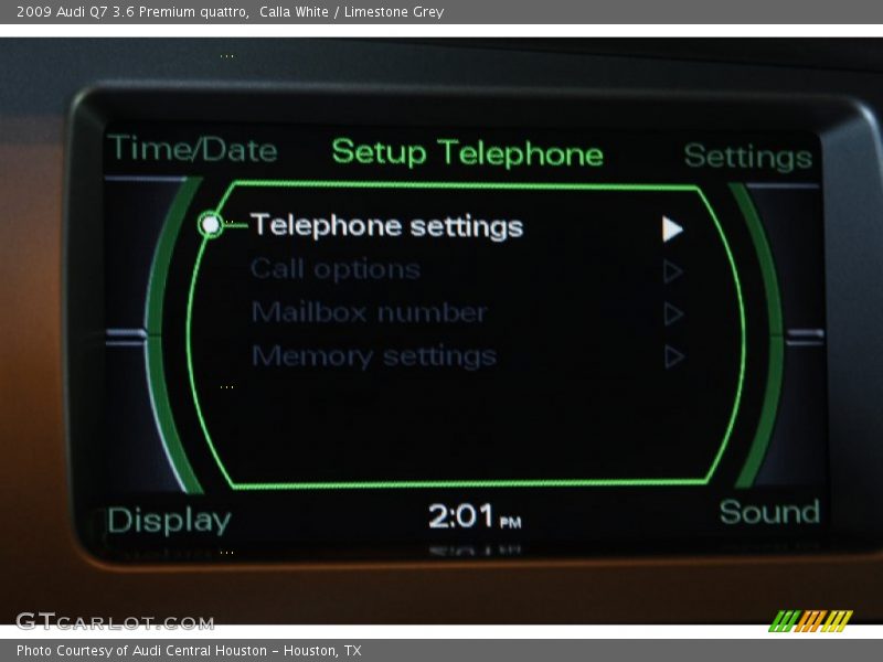 Calla White / Limestone Grey 2009 Audi Q7 3.6 Premium quattro
