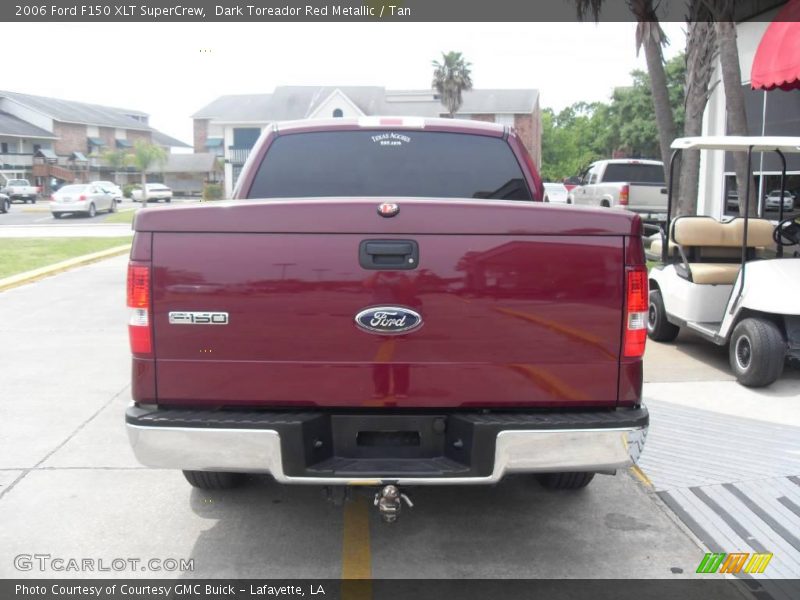 Dark Toreador Red Metallic / Tan 2006 Ford F150 XLT SuperCrew