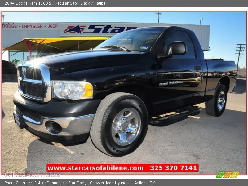 Black / Taupe 2004 Dodge Ram 1500 ST Regular Cab