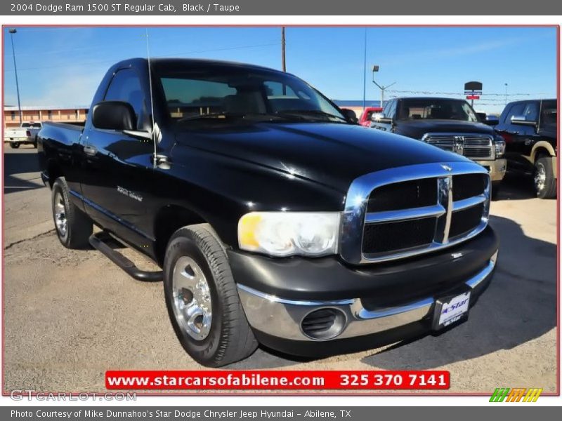 Black / Taupe 2004 Dodge Ram 1500 ST Regular Cab