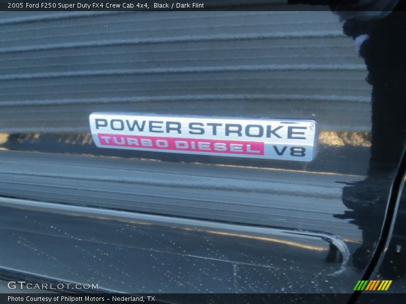 Black / Dark Flint 2005 Ford F250 Super Duty FX4 Crew Cab 4x4