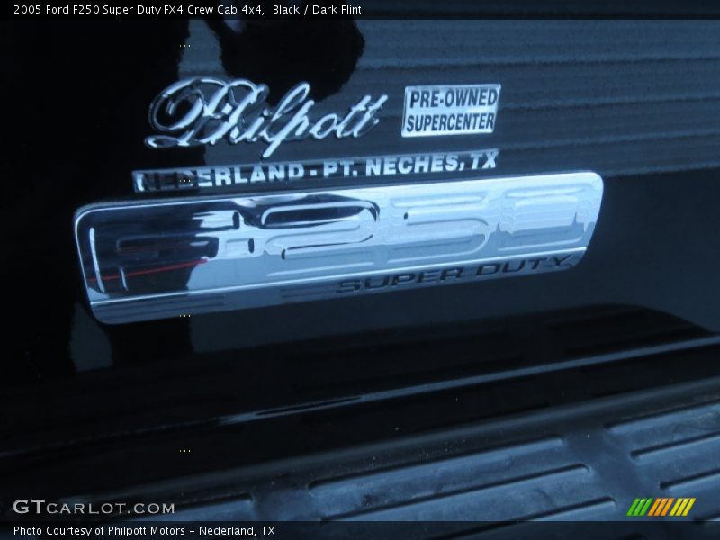 Black / Dark Flint 2005 Ford F250 Super Duty FX4 Crew Cab 4x4