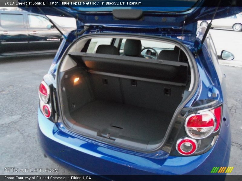 Blue Topaz Metallic / Jet Black/Dark Titanium 2013 Chevrolet Sonic LT Hatch