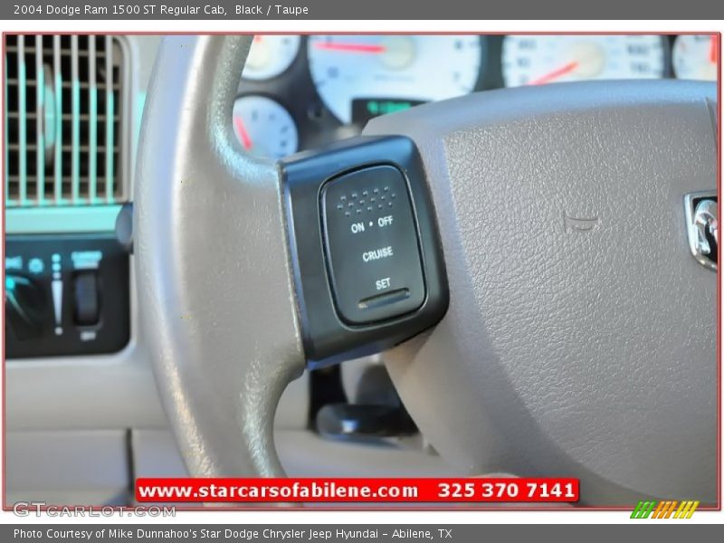 Black / Taupe 2004 Dodge Ram 1500 ST Regular Cab