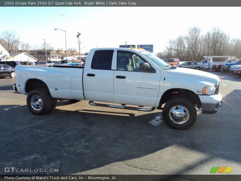 Bright White / Dark Slate Gray 2003 Dodge Ram 3500 SLT Quad Cab 4x4