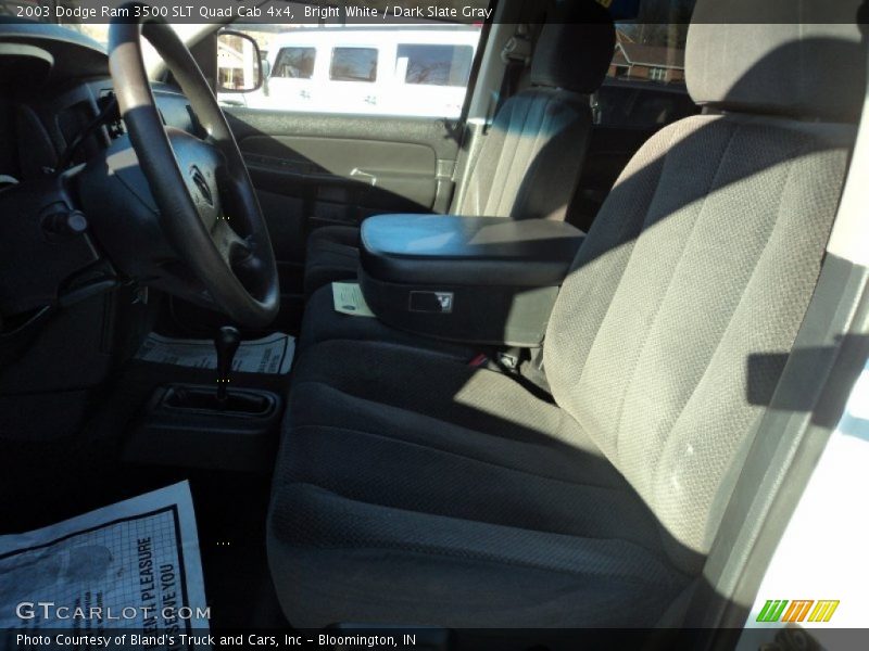 Bright White / Dark Slate Gray 2003 Dodge Ram 3500 SLT Quad Cab 4x4