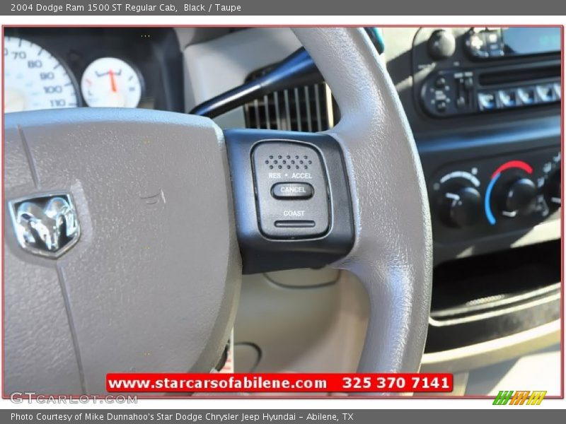 Black / Taupe 2004 Dodge Ram 1500 ST Regular Cab