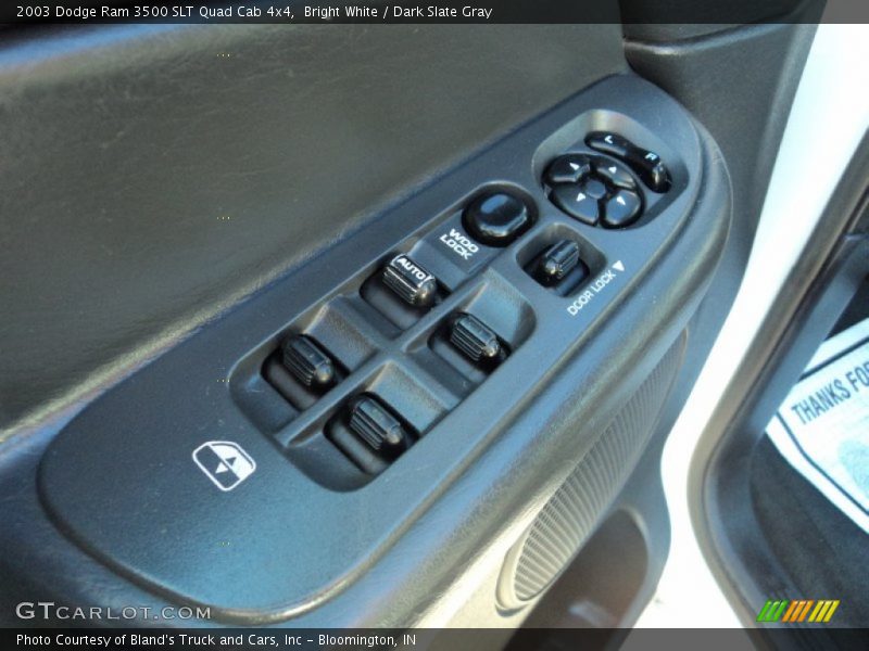 Bright White / Dark Slate Gray 2003 Dodge Ram 3500 SLT Quad Cab 4x4