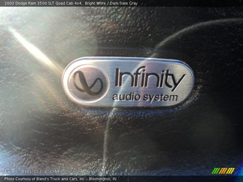 Bright White / Dark Slate Gray 2003 Dodge Ram 3500 SLT Quad Cab 4x4