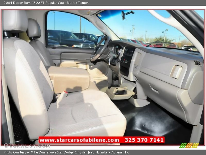 Black / Taupe 2004 Dodge Ram 1500 ST Regular Cab