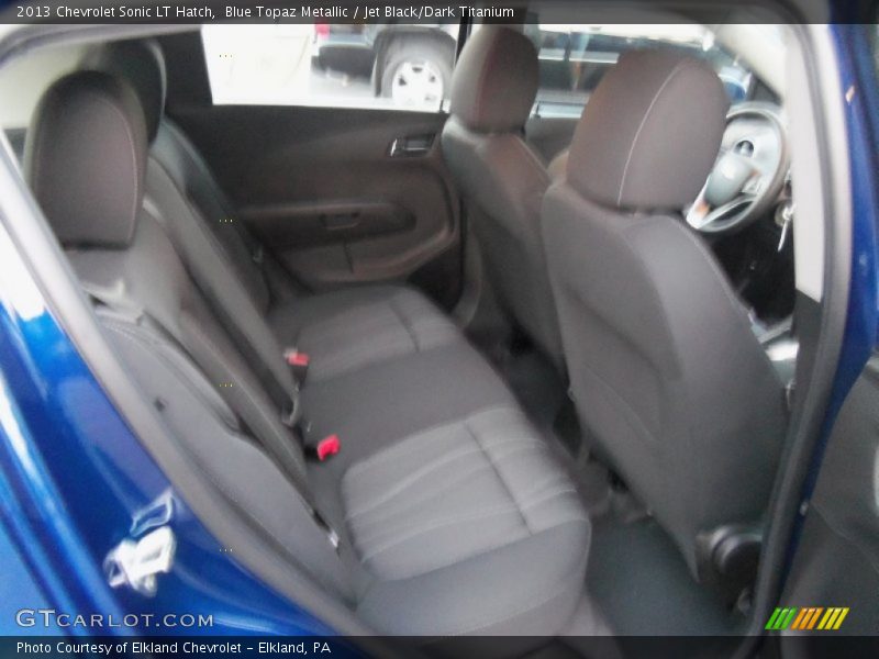 Blue Topaz Metallic / Jet Black/Dark Titanium 2013 Chevrolet Sonic LT Hatch