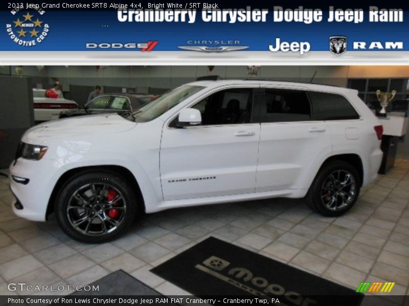 Bright White / SRT Black 2013 Jeep Grand Cherokee SRT8 Alpine 4x4