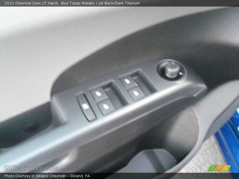 Blue Topaz Metallic / Jet Black/Dark Titanium 2013 Chevrolet Sonic LT Hatch