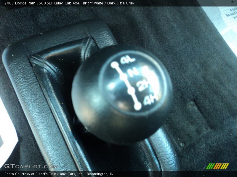 Bright White / Dark Slate Gray 2003 Dodge Ram 3500 SLT Quad Cab 4x4