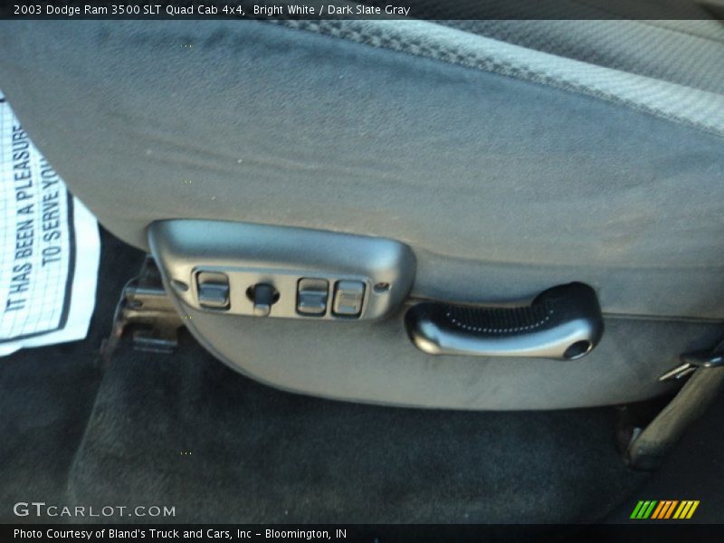 Bright White / Dark Slate Gray 2003 Dodge Ram 3500 SLT Quad Cab 4x4
