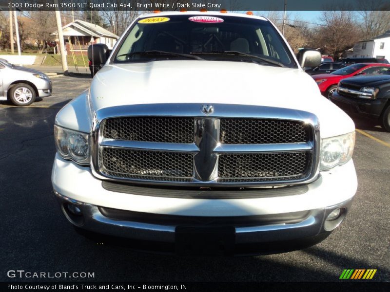 Bright White / Dark Slate Gray 2003 Dodge Ram 3500 SLT Quad Cab 4x4
