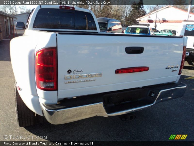 Bright White / Dark Slate Gray 2003 Dodge Ram 3500 SLT Quad Cab 4x4