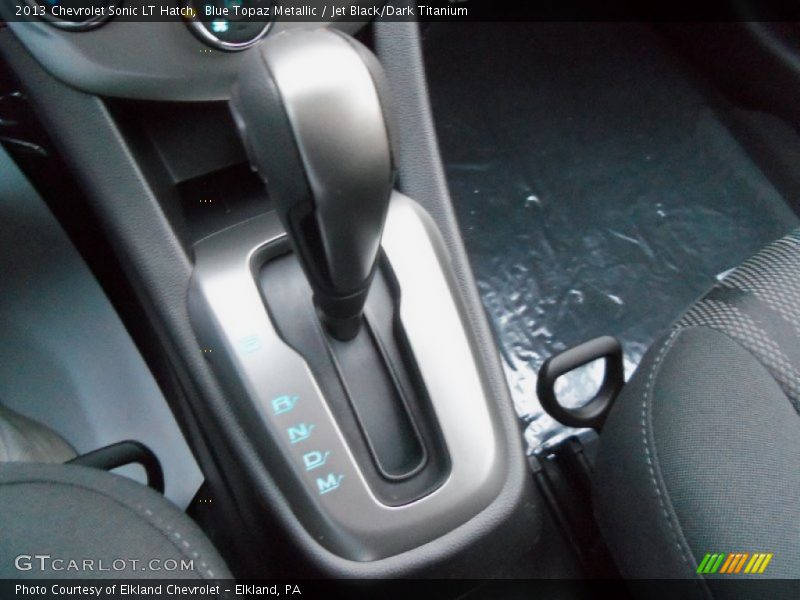 Blue Topaz Metallic / Jet Black/Dark Titanium 2013 Chevrolet Sonic LT Hatch