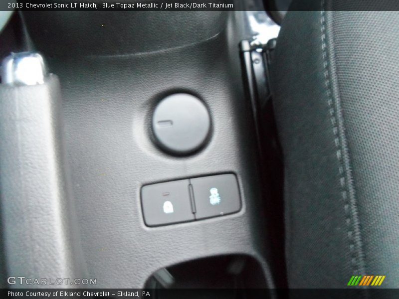 Blue Topaz Metallic / Jet Black/Dark Titanium 2013 Chevrolet Sonic LT Hatch