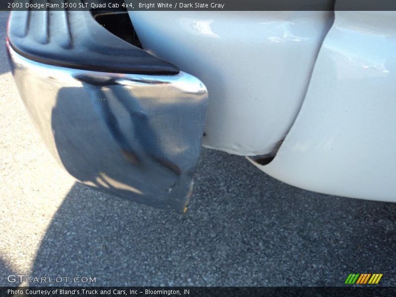 Bright White / Dark Slate Gray 2003 Dodge Ram 3500 SLT Quad Cab 4x4