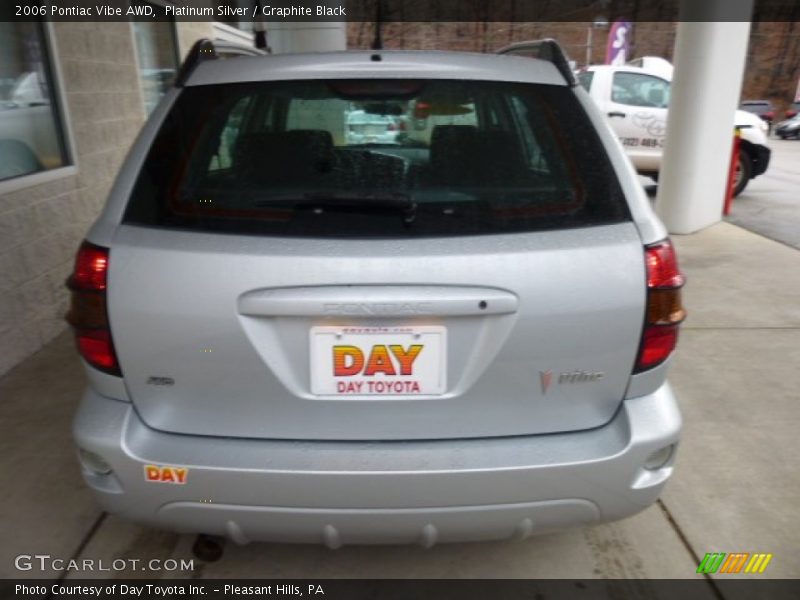 Platinum Silver / Graphite Black 2006 Pontiac Vibe AWD