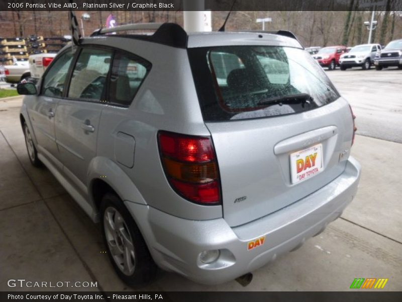 Platinum Silver / Graphite Black 2006 Pontiac Vibe AWD