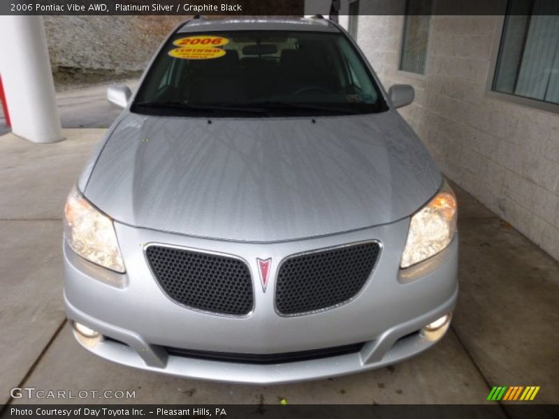 Platinum Silver / Graphite Black 2006 Pontiac Vibe AWD