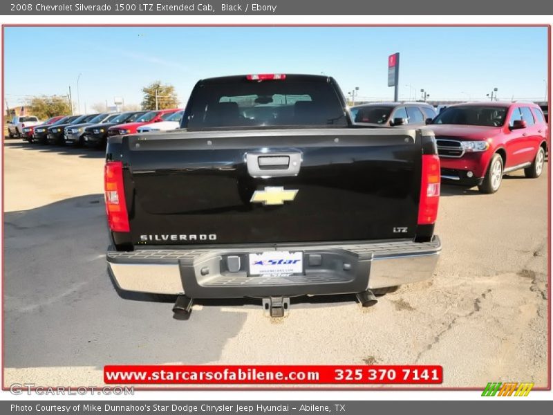 Black / Ebony 2008 Chevrolet Silverado 1500 LTZ Extended Cab