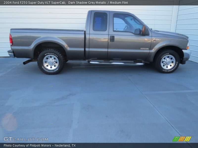 Dark Shadow Grey Metallic / Medium Flint 2004 Ford F250 Super Duty XLT SuperCab