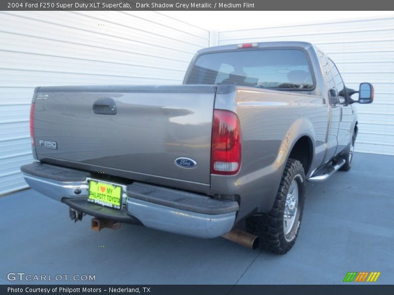 Dark Shadow Grey Metallic / Medium Flint 2004 Ford F250 Super Duty XLT SuperCab