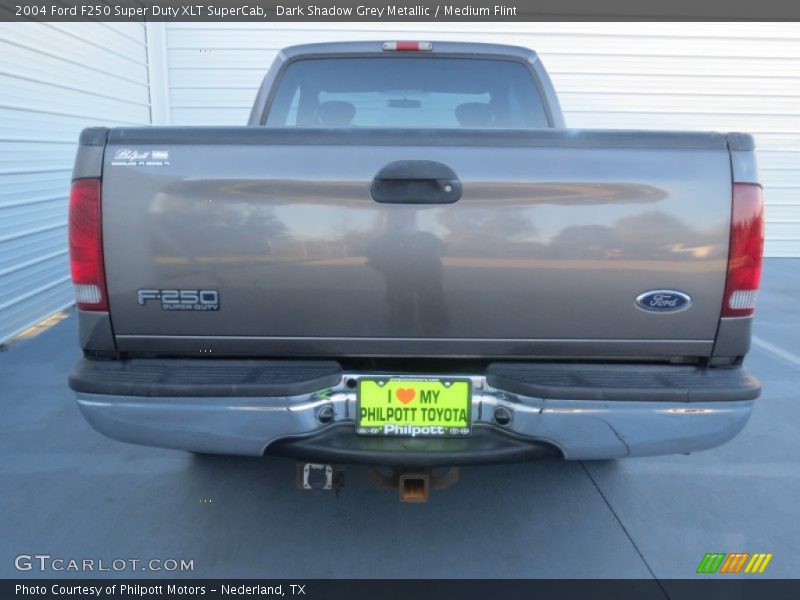 Dark Shadow Grey Metallic / Medium Flint 2004 Ford F250 Super Duty XLT SuperCab