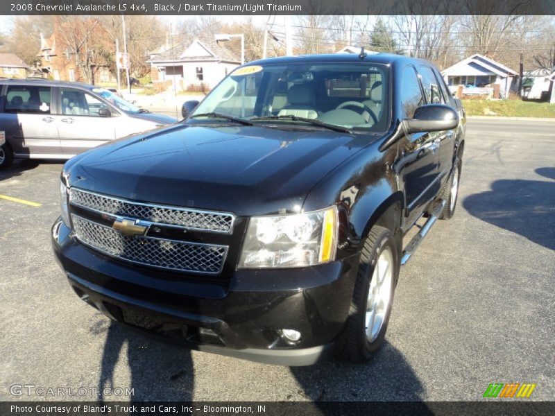Black / Dark Titanium/Light Titanium 2008 Chevrolet Avalanche LS 4x4