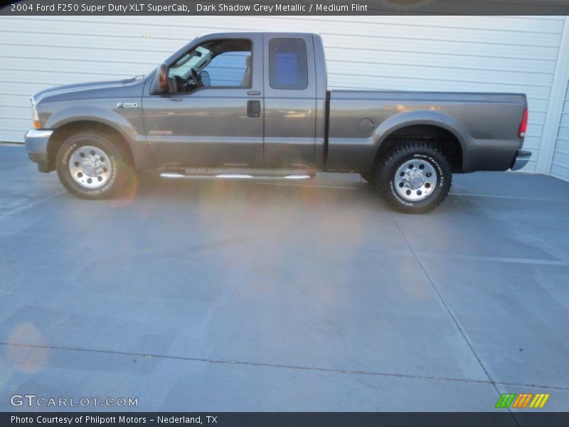 Dark Shadow Grey Metallic / Medium Flint 2004 Ford F250 Super Duty XLT SuperCab