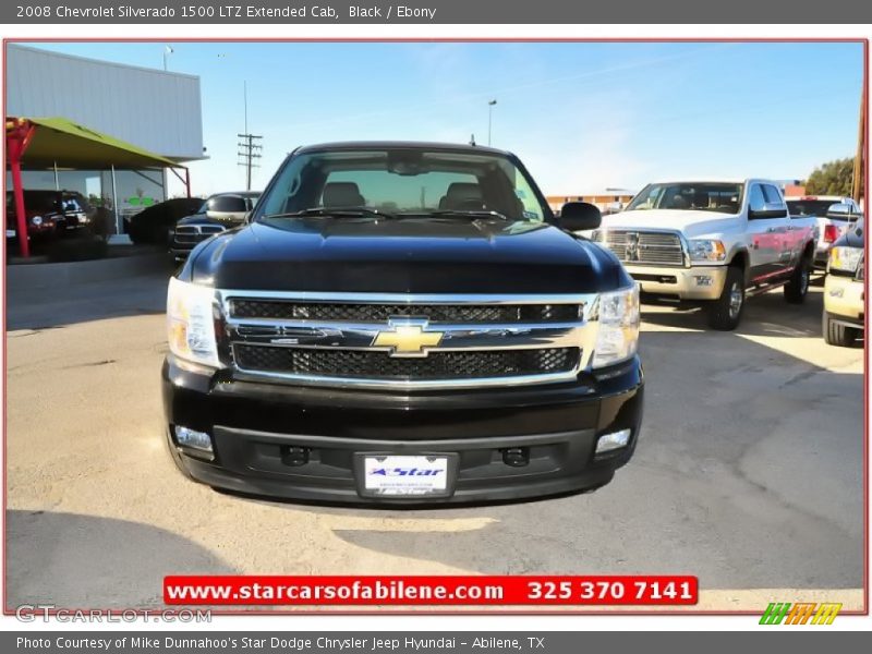 Black / Ebony 2008 Chevrolet Silverado 1500 LTZ Extended Cab