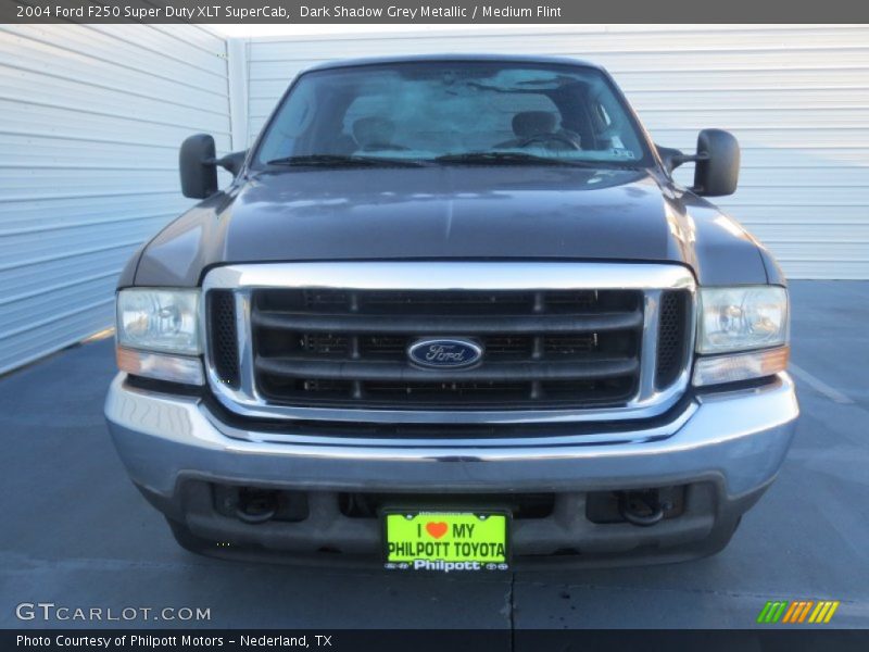 Dark Shadow Grey Metallic / Medium Flint 2004 Ford F250 Super Duty XLT SuperCab