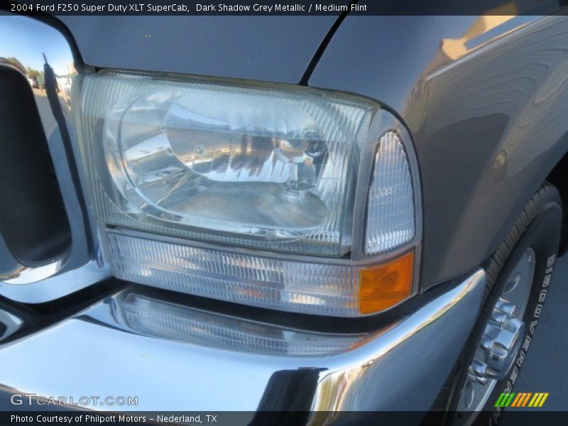 Dark Shadow Grey Metallic / Medium Flint 2004 Ford F250 Super Duty XLT SuperCab