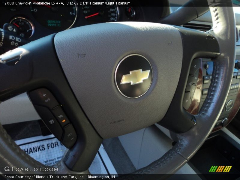 Black / Dark Titanium/Light Titanium 2008 Chevrolet Avalanche LS 4x4